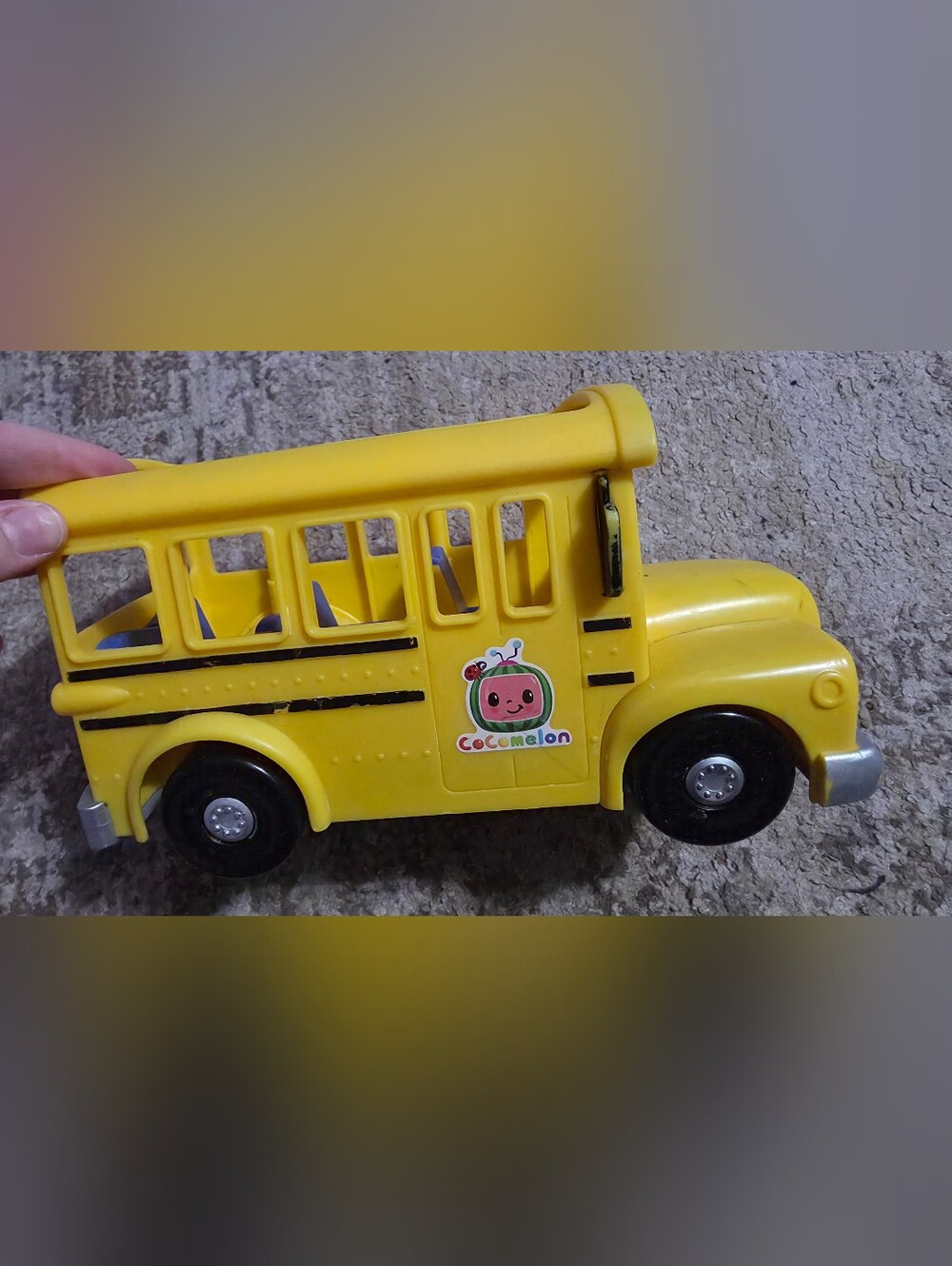 Toys. Cocomelon. Yellow bus- Kids Play Vehicle